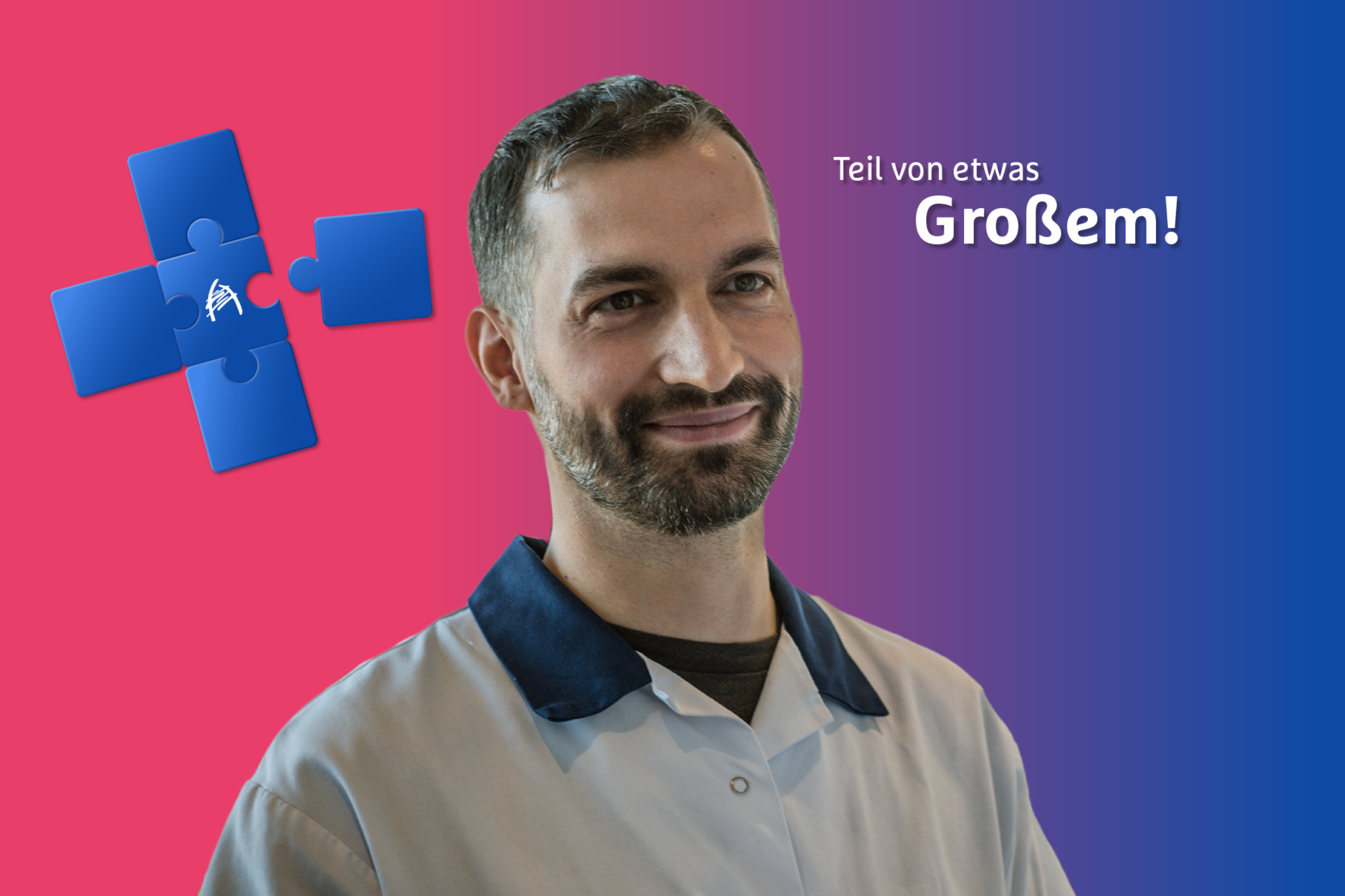 Pflegekraft als Teil von Etwas Großem