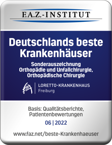 FAZ Siegel Beste Krankenhäuser 2022_Orthopädie