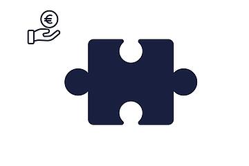 Puzzleteil violett Icon Prämie
