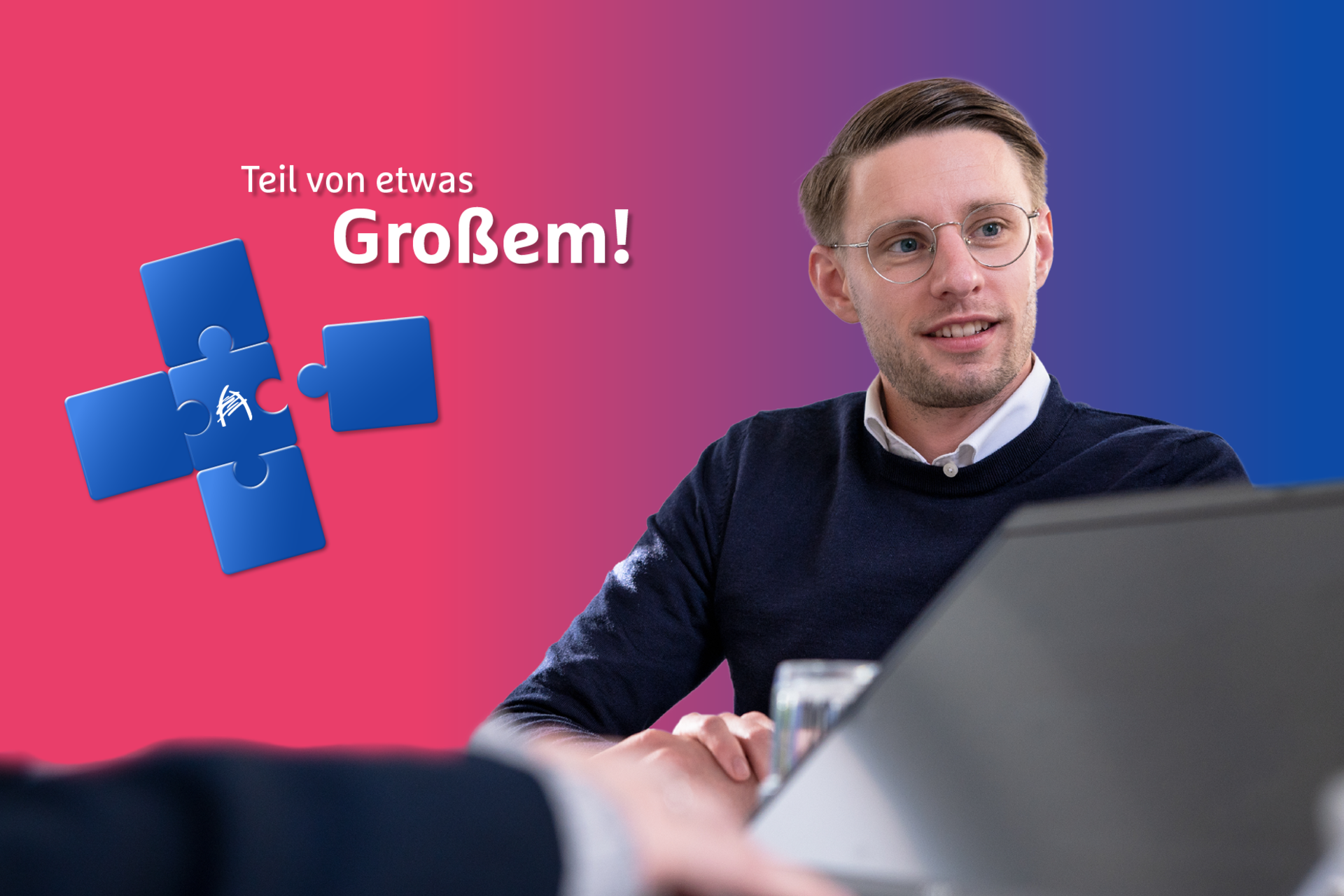 Management und Verwaltung als Teil von etwas Großem