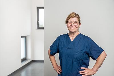 Karin Frank, Stationsleitung ZNA am Loretto-Krankenhaus Freiburg